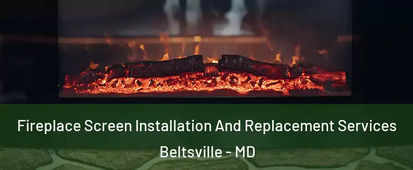 Fireplace Screen Installation And Replacement Services Beltsville - MD