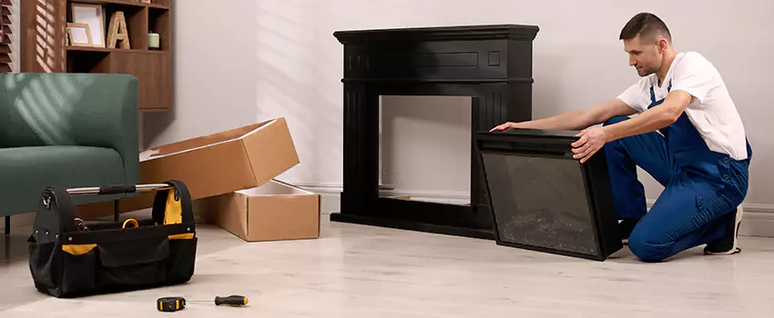 Old Rusted Metal Fireplace Repair And Replacement in Beltsville, MD